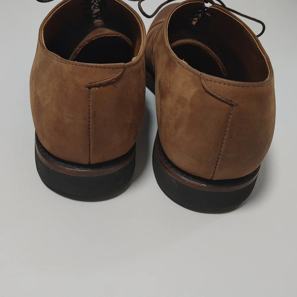Cole Haan Brown Suade Leather Oxfords Size 11.5 Made In The USA - Picture 4 of 11